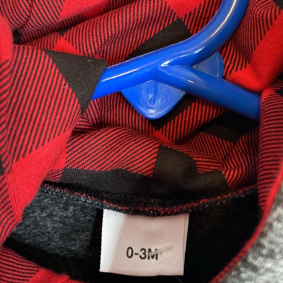 PatPat boys plaid Christmas set size 0-3 months NWT - Picture 3 of 9